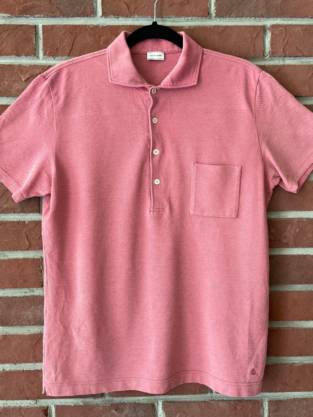 Luciano Barbera Luxurious Designer Men’s Polo Shirt Size M Made in Italy